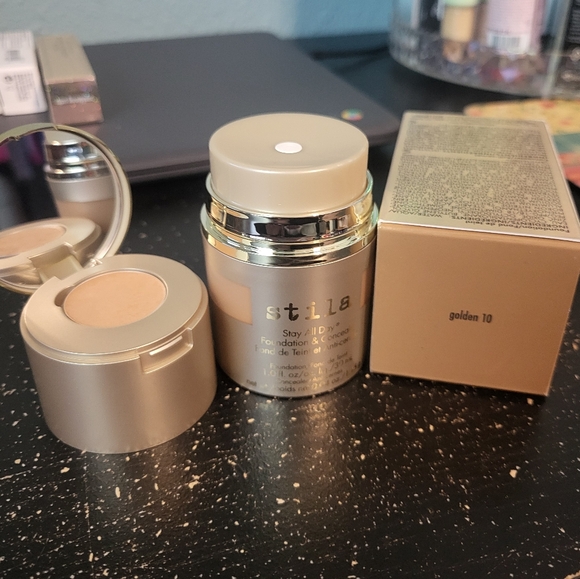 STILA Stay All Day Foundation & Concealer NIB 10 GOLDEN - Picture 6 of 9